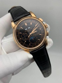 Patek Philippe Geneve Black Dial - 1:1 Mirror Replica