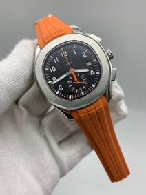 Patek Philippe Aquanaut Orange Rubber Strap High Version Replica Watch