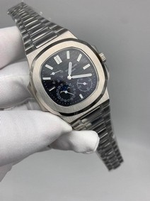 Patek Philippe Nautilus Black Dial Duble Chrono Replica Watch