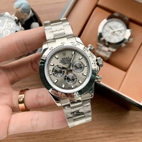 Rolex Daytona Grey Dial on SS Bracelet Replica Watch