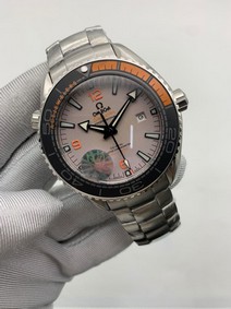 Omega Seamaster White Dial on Steel Strap Replica Watch