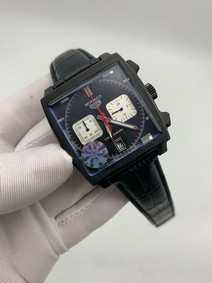 Tag Heuer Monaco Black Dial Chrono Replica Watch