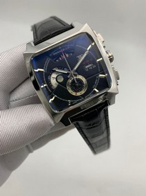 Tag Heuer Monaco Chrono Black Replica Watch
