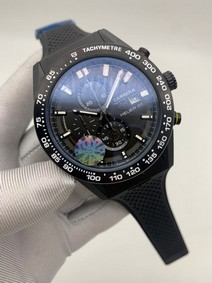 Tag Heuer Full Chrono Black Mirror Replica