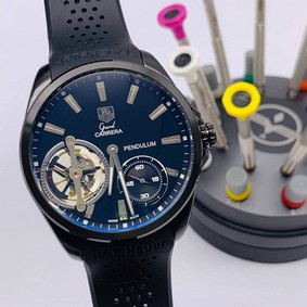 Tag Heuer Carrera Pendulum Black Chrono High Version Mirror Replica
