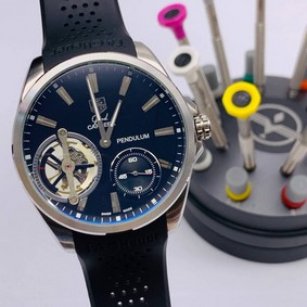 Tag Heuer Carrera Pendulum Black Chrono High Version Replica Watch
